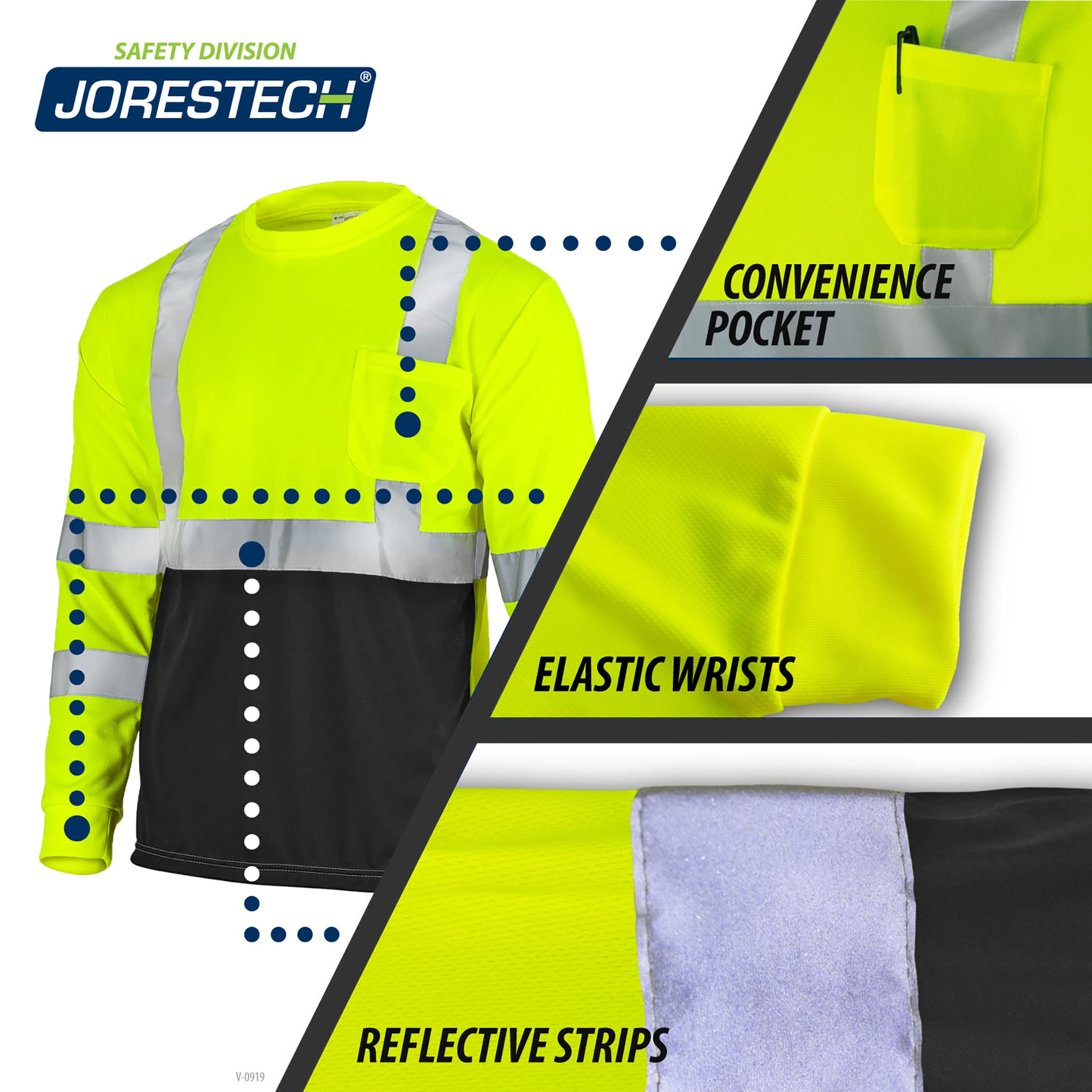 Amazon.com: JORESTECH Safety T Shirt Reflective High